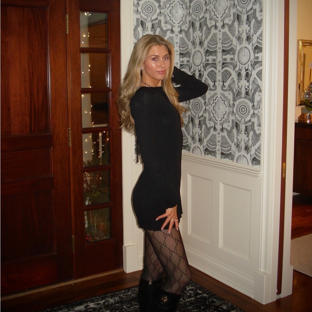 Princess Polly Black Long Sleeve Dress